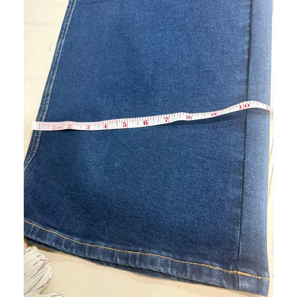 Michael Kors Selma Wide Leg Jeans Women’s 8 Overdyed Indigo Dark Wash NWT $125